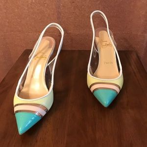 Sling back red bottoms